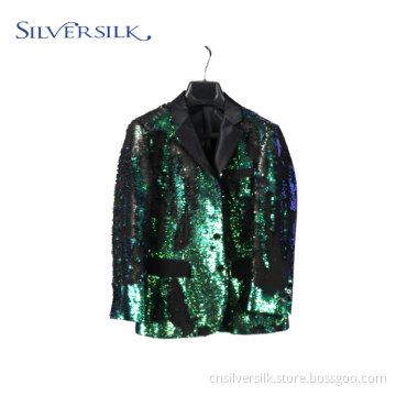Bling bling blazer fancy reversible sequins for men
